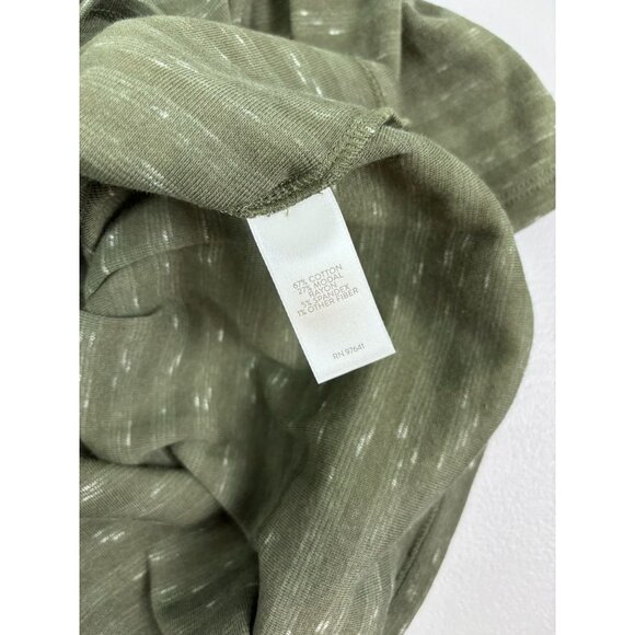 PureJill J.‎ Jill women's large green striped knit fit and flare mini dress - Picture 6 of 6